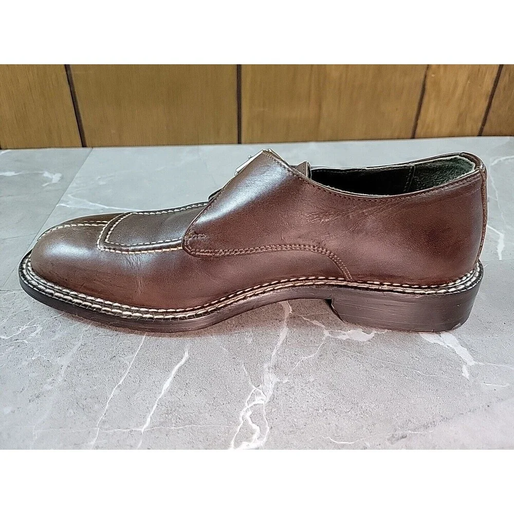 Donald J Pliner Kenzie Monk‎ Strap Buckle Mens Size 8 M I20